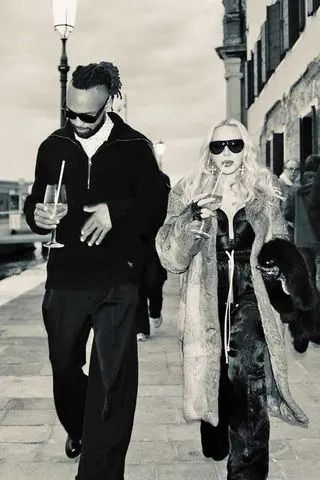 Madonna and Akeem Morris in Venice / Credit: Instagram