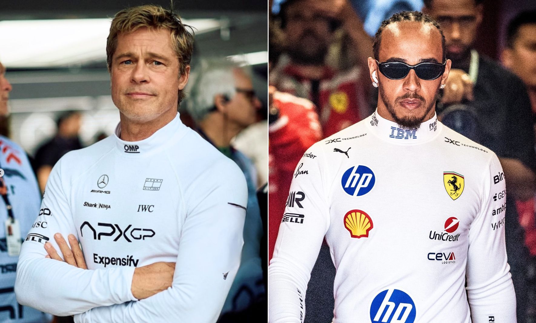 Kim Kardashian's rumored connections to Brad Pitt through Lewis Hamilton spark speculation about her ambitions in Hollywood.