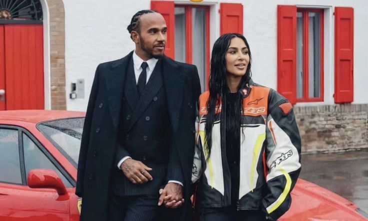 Kim Kardashian and Lewis Hamilton / Credit: X