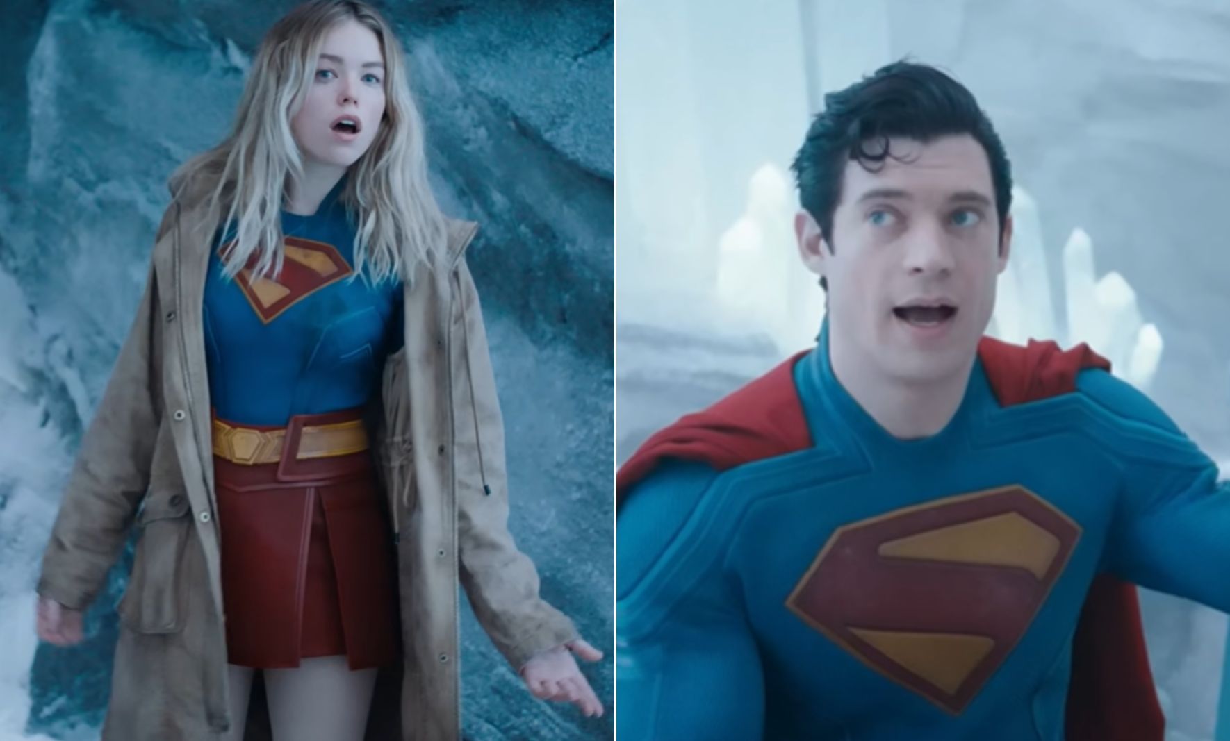 Kara\'s brief 2025 \'Superman\' appearance / Credit: Warner Bros. (IMDb) and YouTube