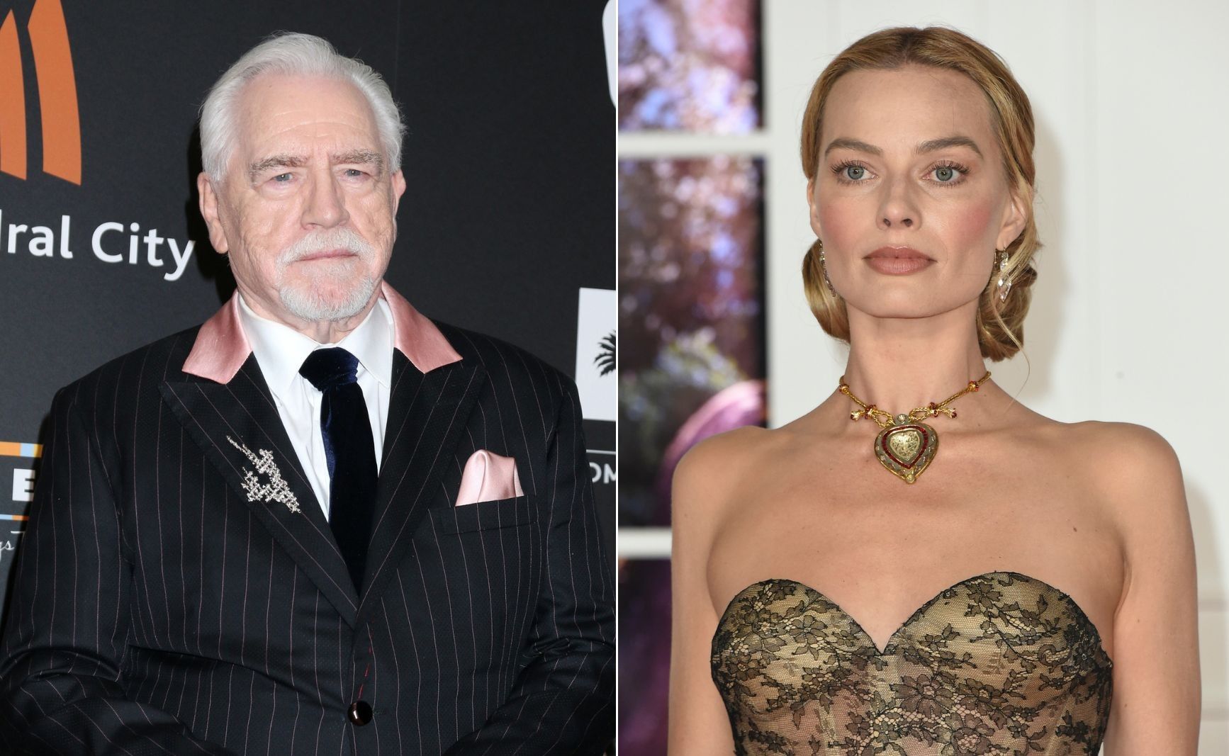 Brian Cox and Margot Robbie