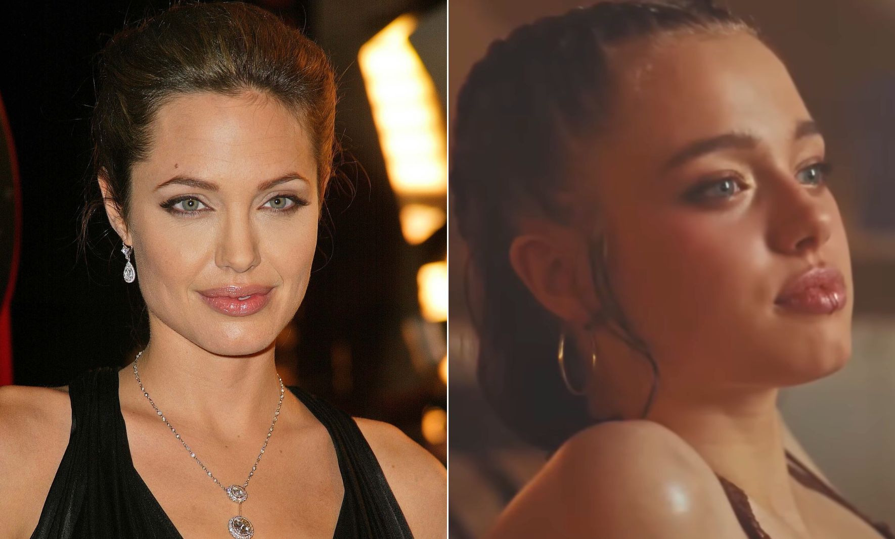 Angelina Jolie and Shiloh Jolie / Credit: DepositPhotos and YouTube