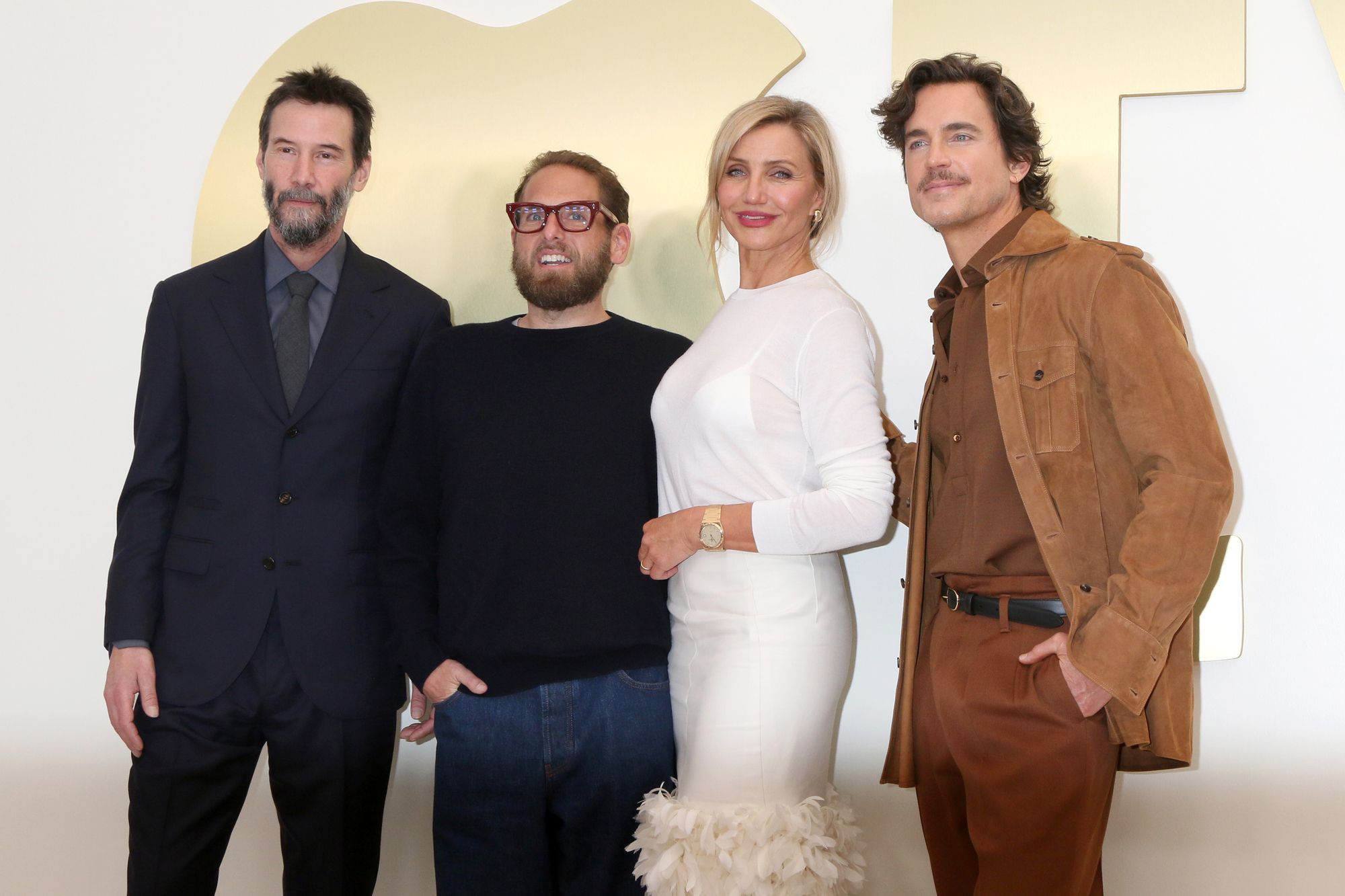 Keanu Reeves, Jonah Hill, Cameron Diaz, and Matt Bomer / Credit: DepositPhotos