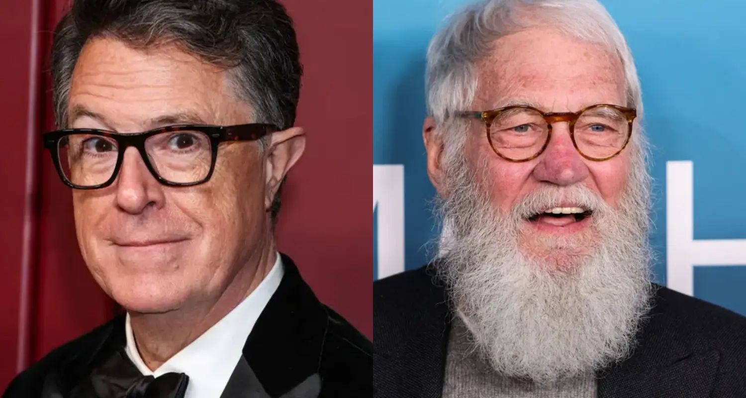 Stephen Colbert and David Letterman / Credit: DepositPhotos