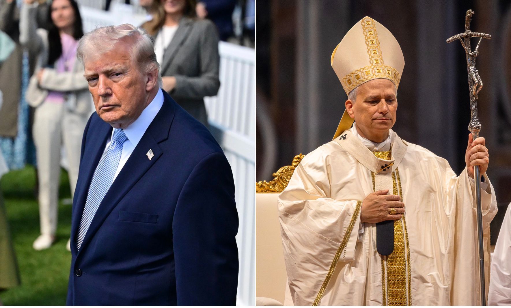 Donald Trump and Pope Leo / Credit: DepositPhotos
