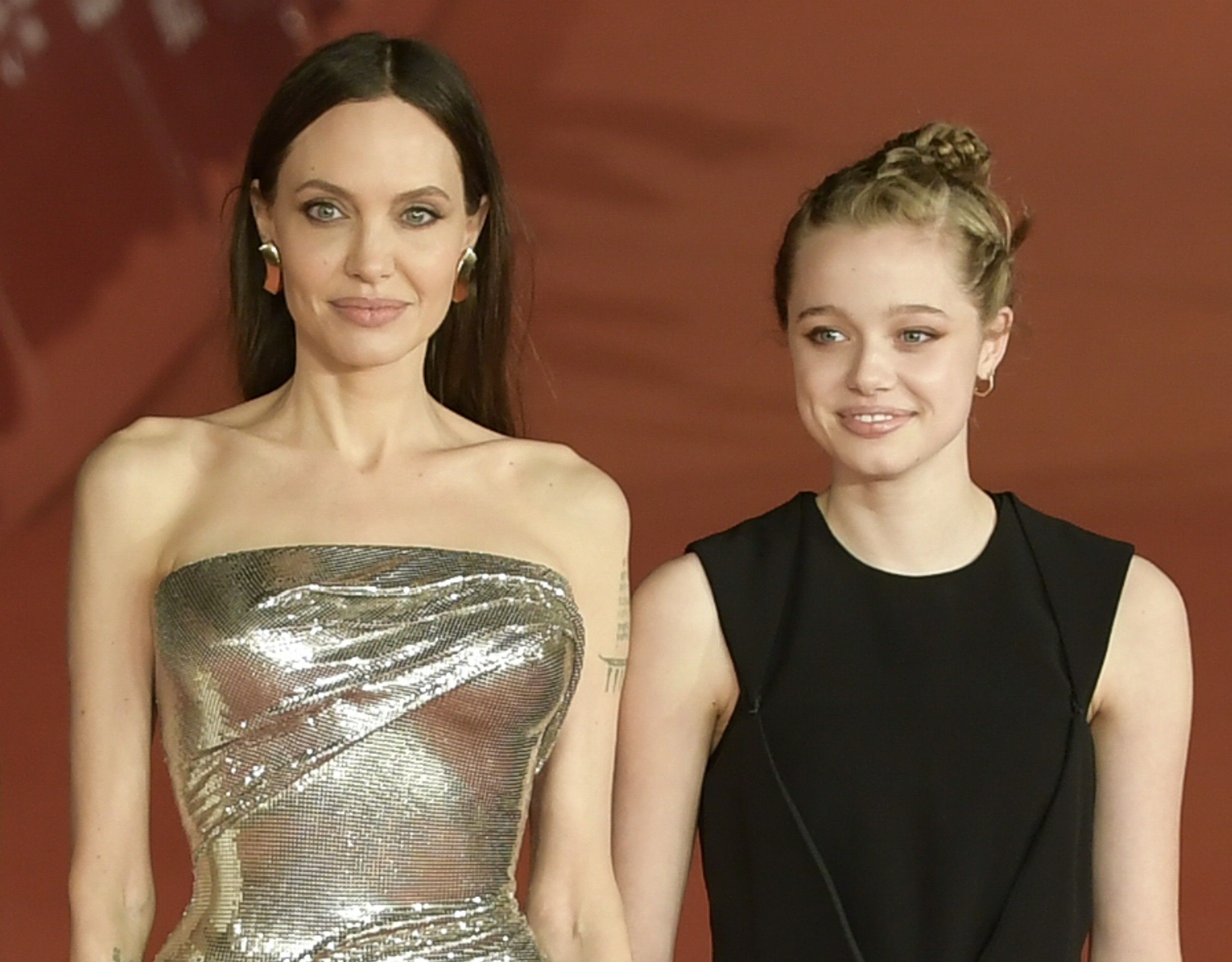 Angelina Jolie and Shiloh Jolie / Credit: X