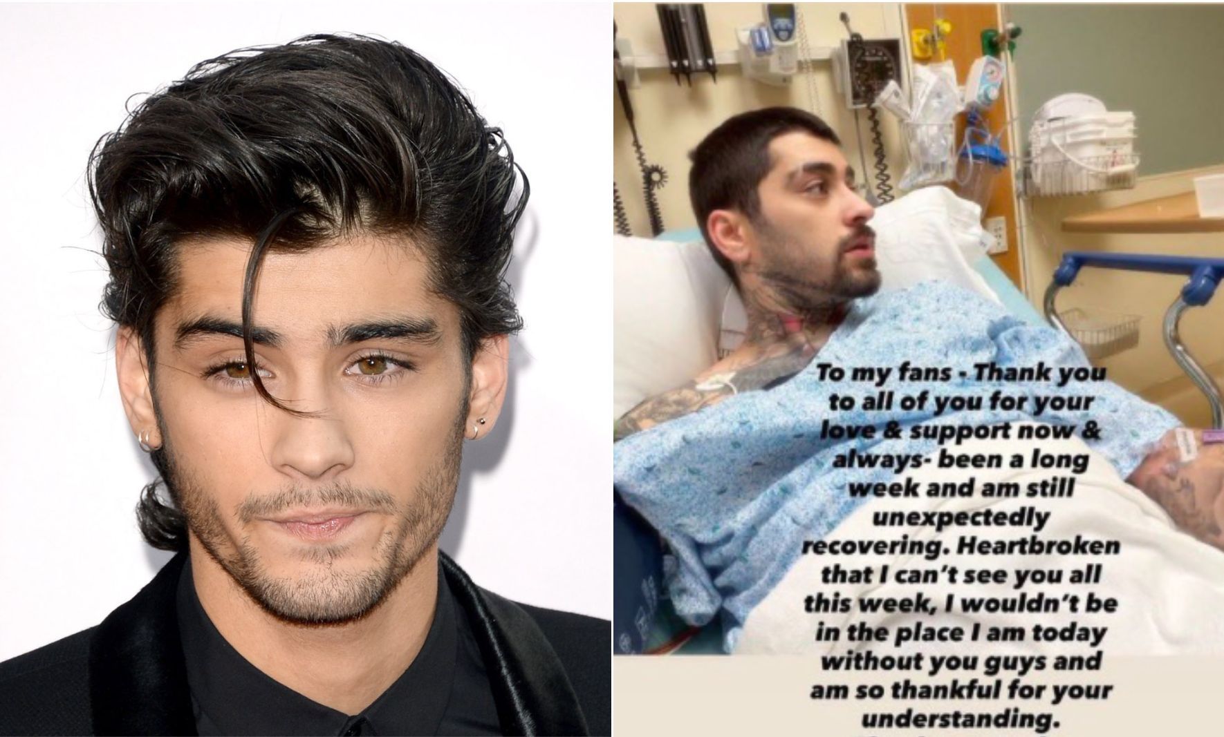 Zayn Malik / Credit: X and Instagram