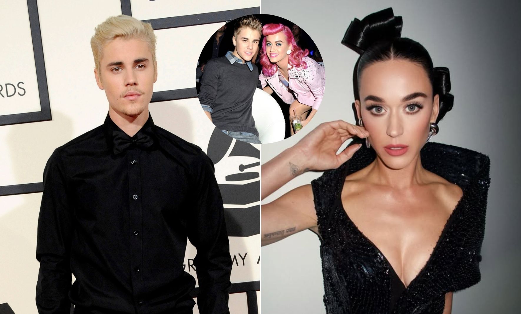 Justin Bieber and Katy Perry / Credit: DepositPhotos and Instagram