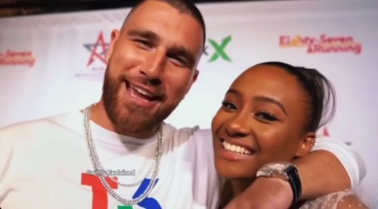 Kayla Nicole and Travis Kelce / Credit: YouTube