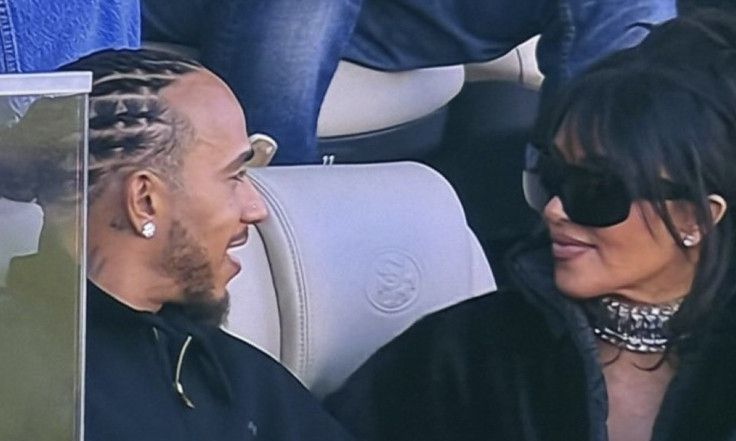Lewis Hamilton and Kim Kardashian / Credit: X