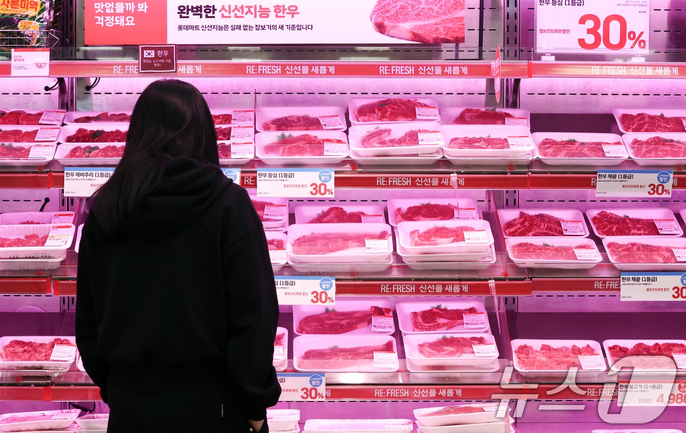 환율·물류비 더해…수입 소고기 가격, 소고기, 작년 대비 17% 상승 - 뉴스1