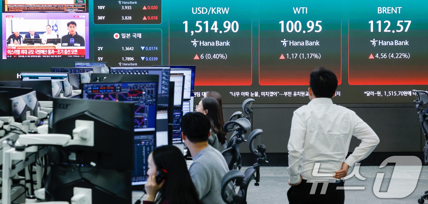 중동전쟁·환율·유가 '삼중고'…축산물 밥상물가 또 오르나 4 중동 전쟁 장기화, 환율 오르고 국제유가도 오르고 - 뉴스1