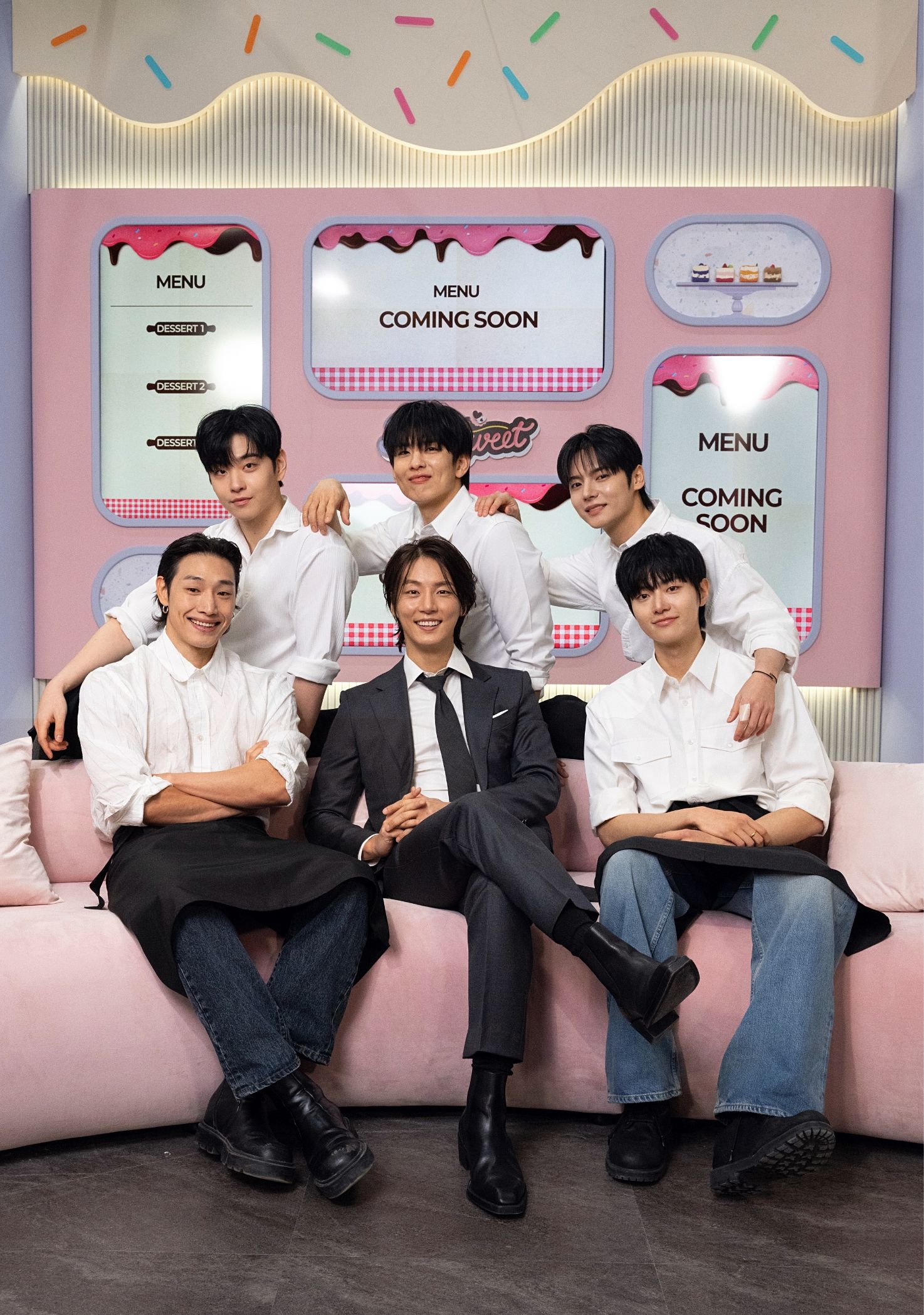 차주완, 임성균, 이세온, 성승하, 윤시윤, 배민기(위 왼쪽부터 시계방향, 사진제공=스튜디오씨알)