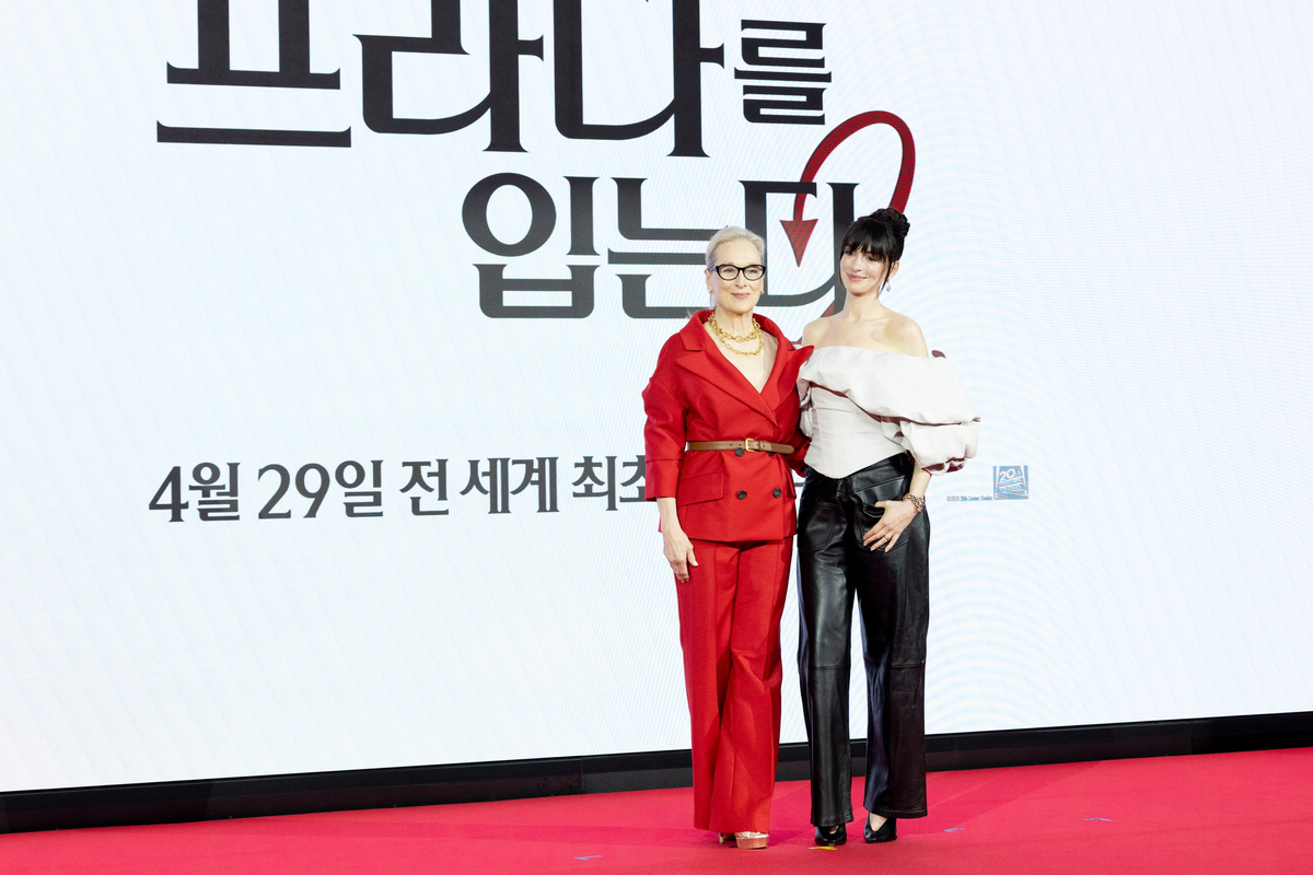 〈악마는 프라다를 입는다 2〉 내한 기자간담회 현장(사진제공=월트디즈니 컴퍼니 코리아)