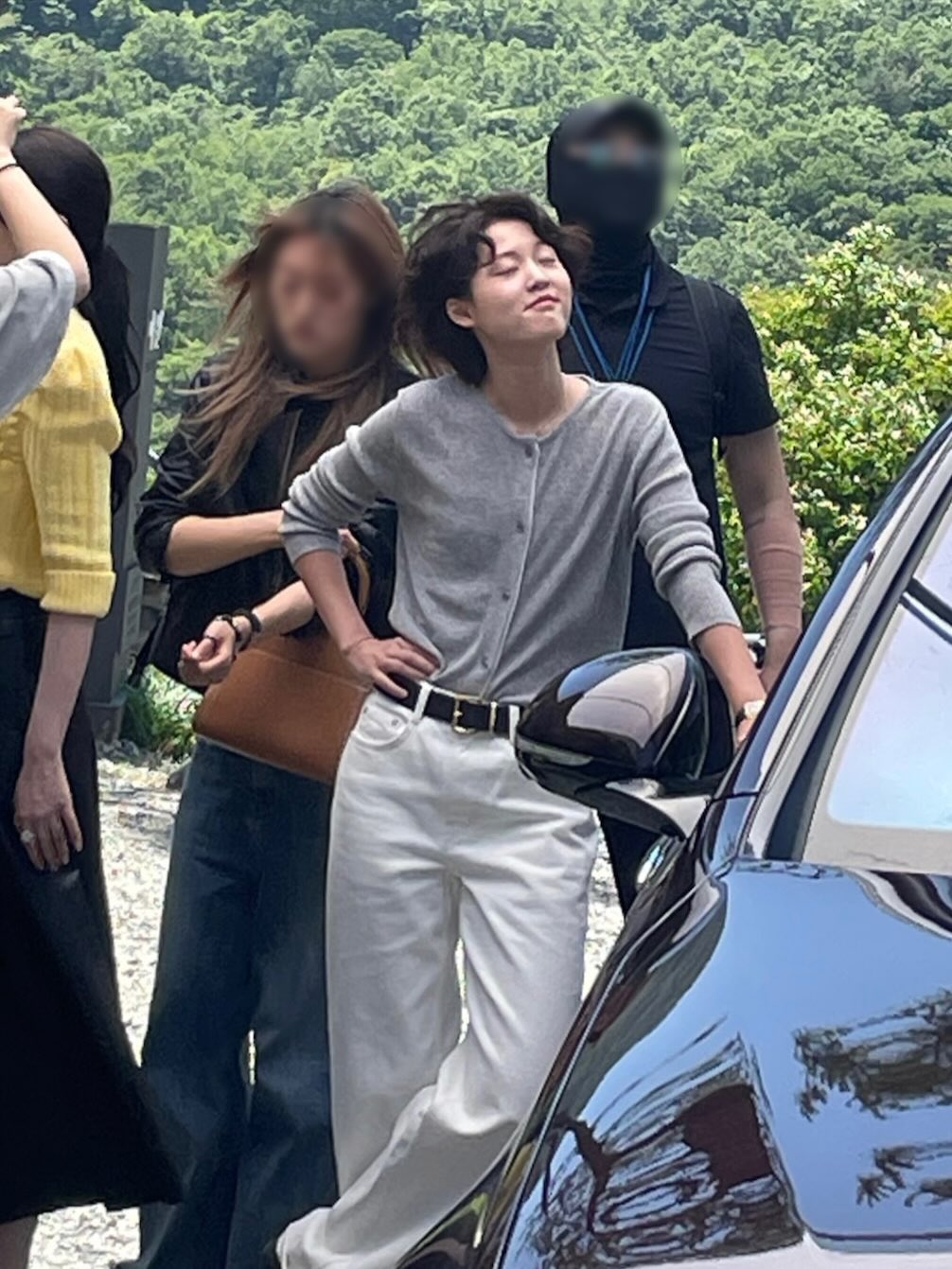 유수빈이 공개한 촬영장의 이연