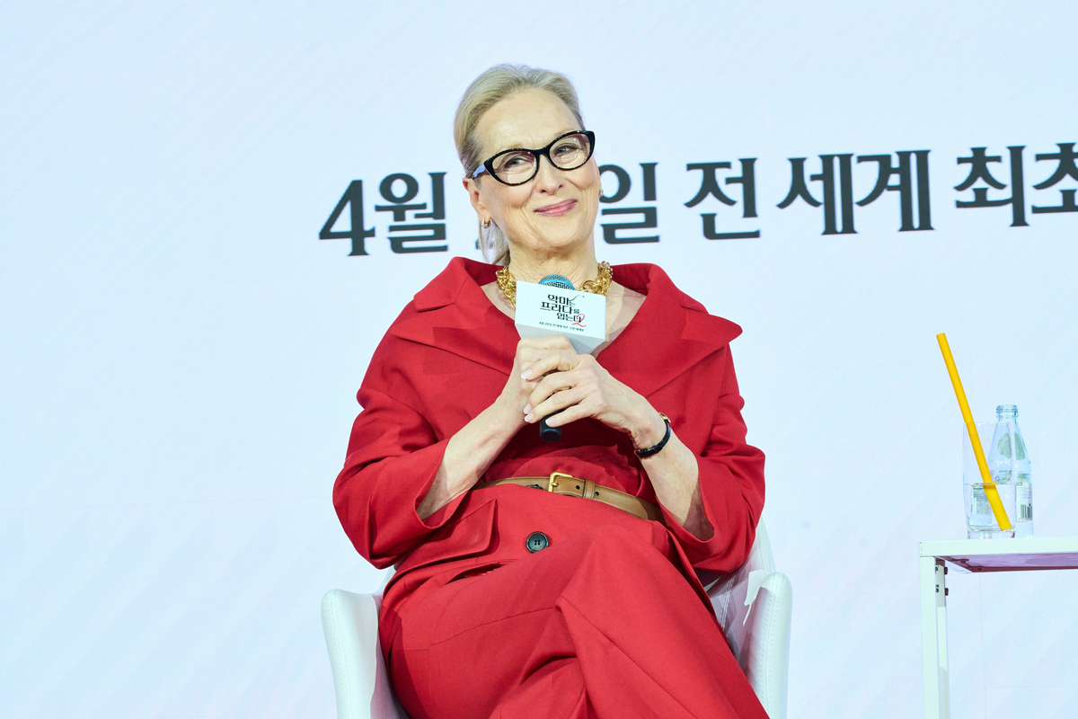 〈악마는 프라다를 입는다 2〉 내한 기자간담회 현장(사진제공=월트디즈니 컴퍼니 코리아)
