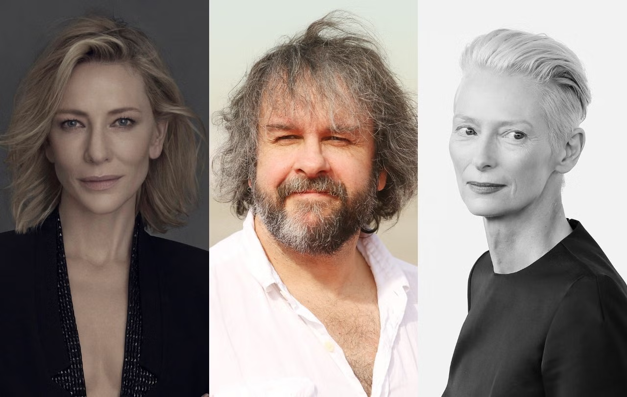 De gauche à droite : Cate Blanchett © Tom Munro / Peter Jackson © Michael Tran/FilmMagic / Tilda Swinton © JB Lacroix/FilmMagic [칸 영화제 제공]