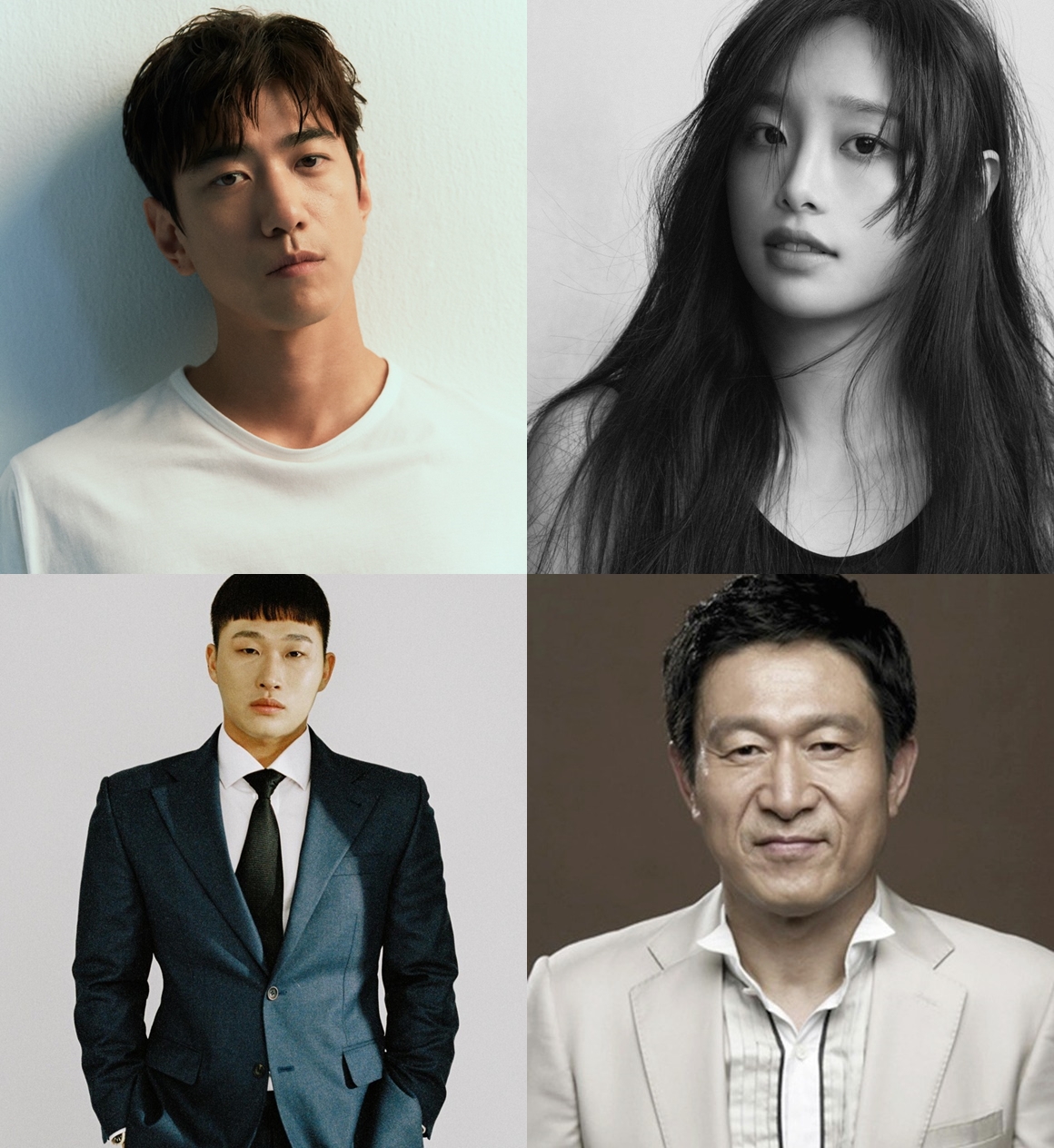 (왼쪽부터 시계방향) 성준, 츄, 김응수, 문지훈(스윙스)(사진제공=길스토리이엔티 / ATRP / 에이피 알케미)