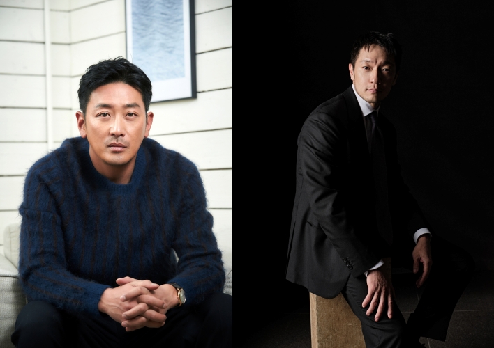 영화 '보통 사람들'의 배우 하정우와 손석구 [넷플릭스 제공]