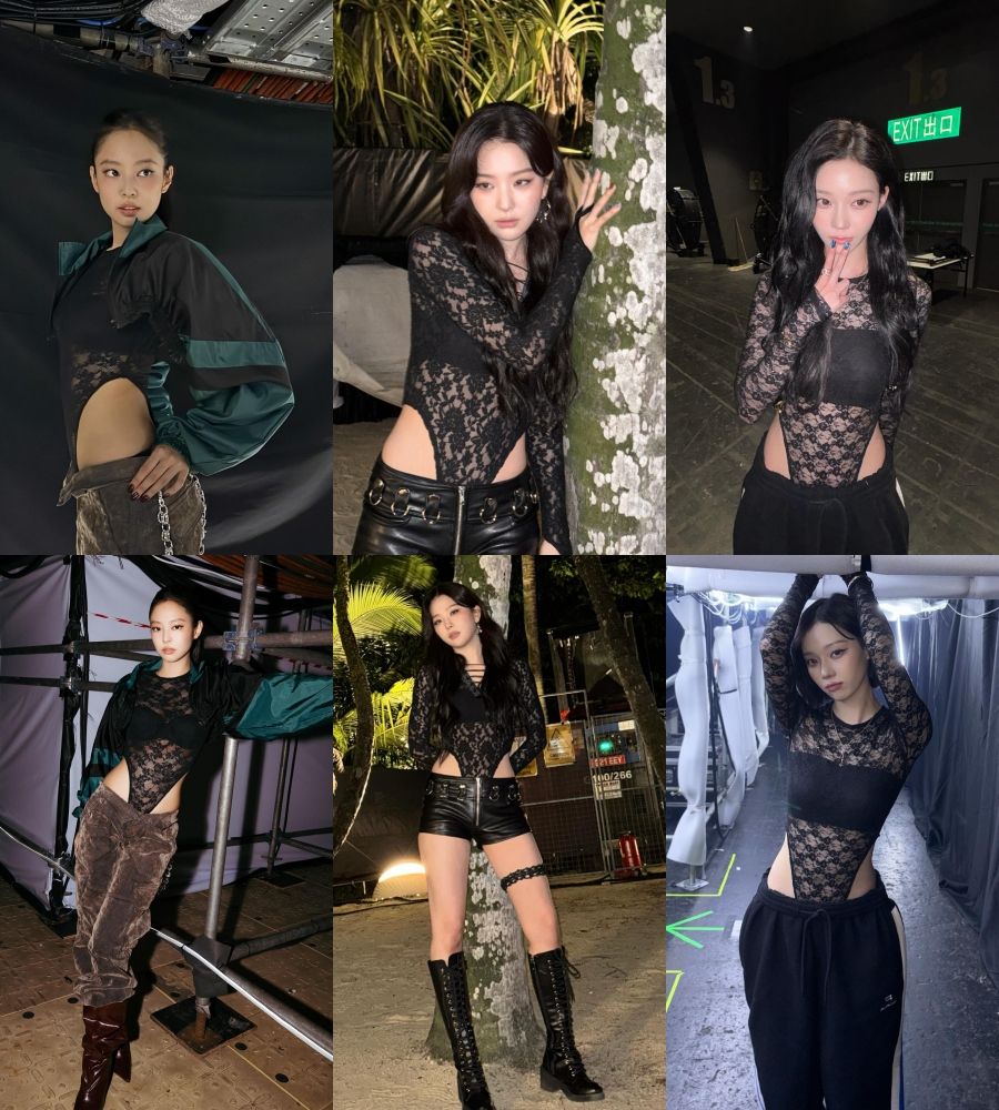 引用：ジェニー、ジヒョ、ウィンター、アン・ユジンの各Instagramアカウント