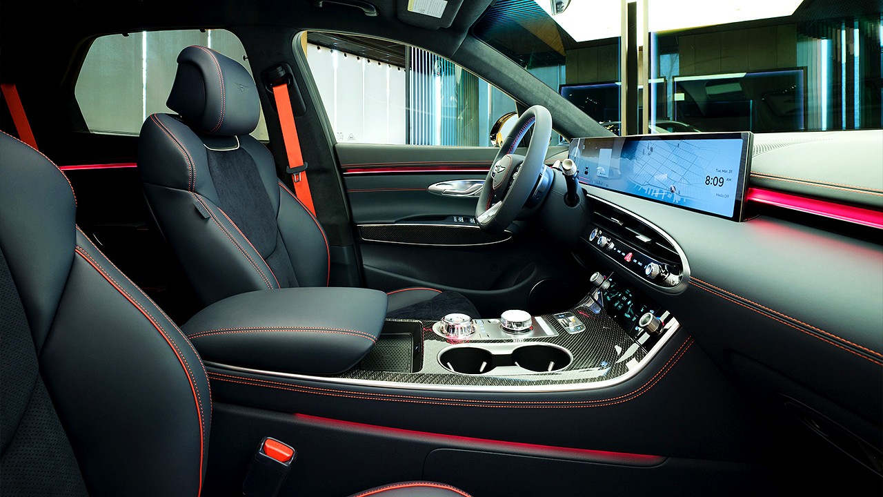 제네시스 GV70 그래파이트 에디션 인테리어 / 사진=제네시스