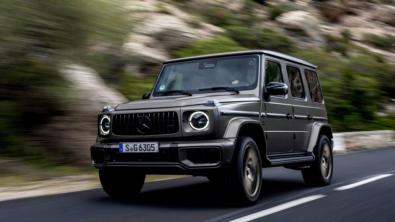 메르세데스-벤츠 G63 AMG 전측면 쿼터 뷰 /사진=메르세데스-벤츠