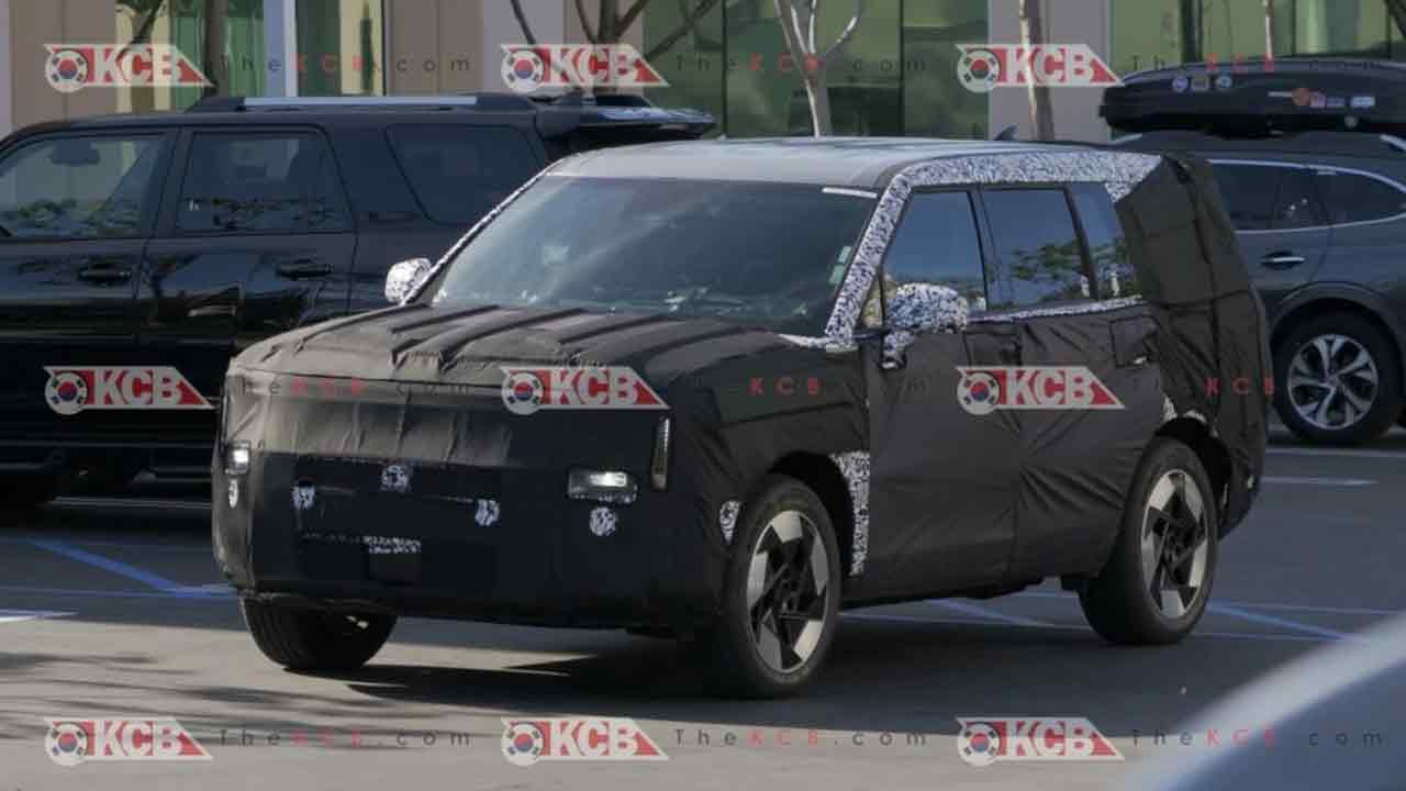 현대 싼타페 EREV 스파이샷 / 사진=KCB