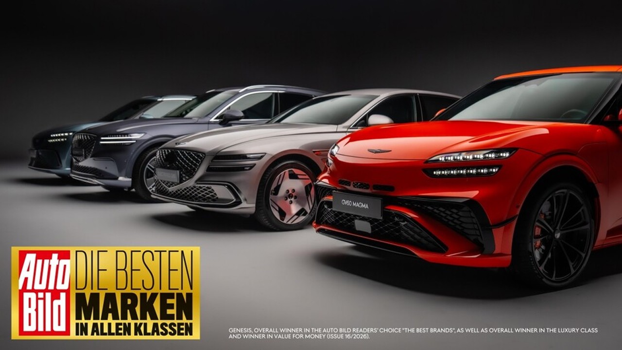 독일 자동차 전문 매체 아우토 빌트(AUTO BILD) ‘최고 브랜드 전체 1위(Best Brand Overall)’로 선정된 제네시스 / 사진=아우토 빌트