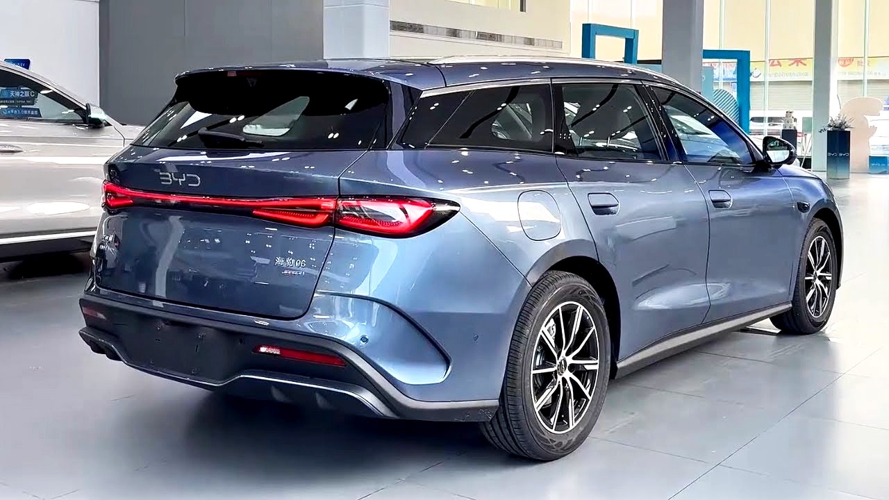 BYD 씰 06 DM-i 왜건 후측면 쿼터 뷰 / 사진=BYD