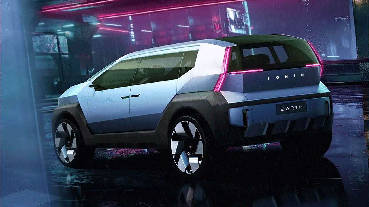 현대 아이오닉 어스 후면부 / 사진=현대