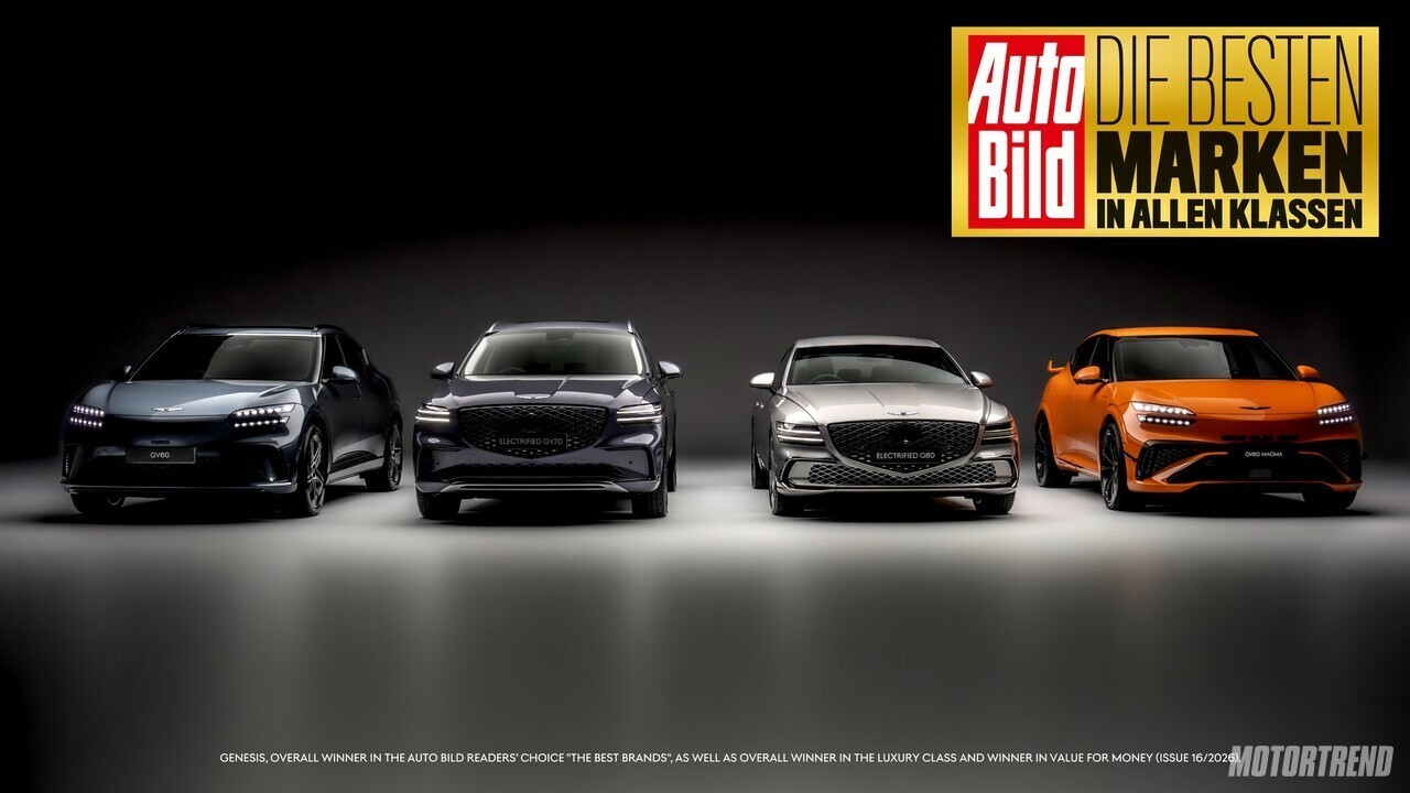 독일 자동차 전문 매체 아우토 빌트(AUTO BILD) ‘최고 브랜드 전체 1위(Best Brand Overall)’로 선정된 제네시스 / 사진=아우토 빌트