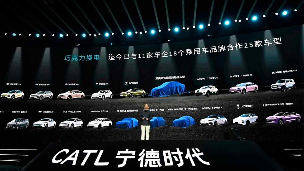 CATL 기술 발표 현장 사진 / 사진=연합뉴스
