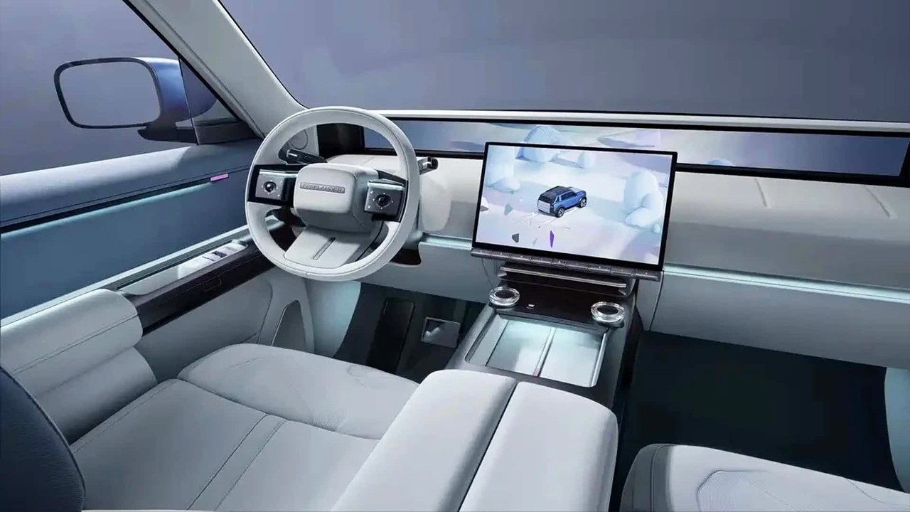 체리 JLR 프리랜더 콘셉트 97 센터페시아 / 사진=Chery JLR