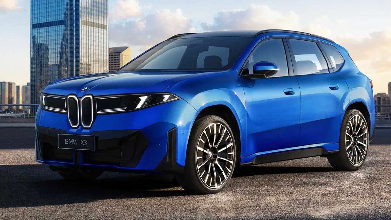 중국 시장 전용 BMW iX3 롱휠베이스 전면부 / 사진=BMW