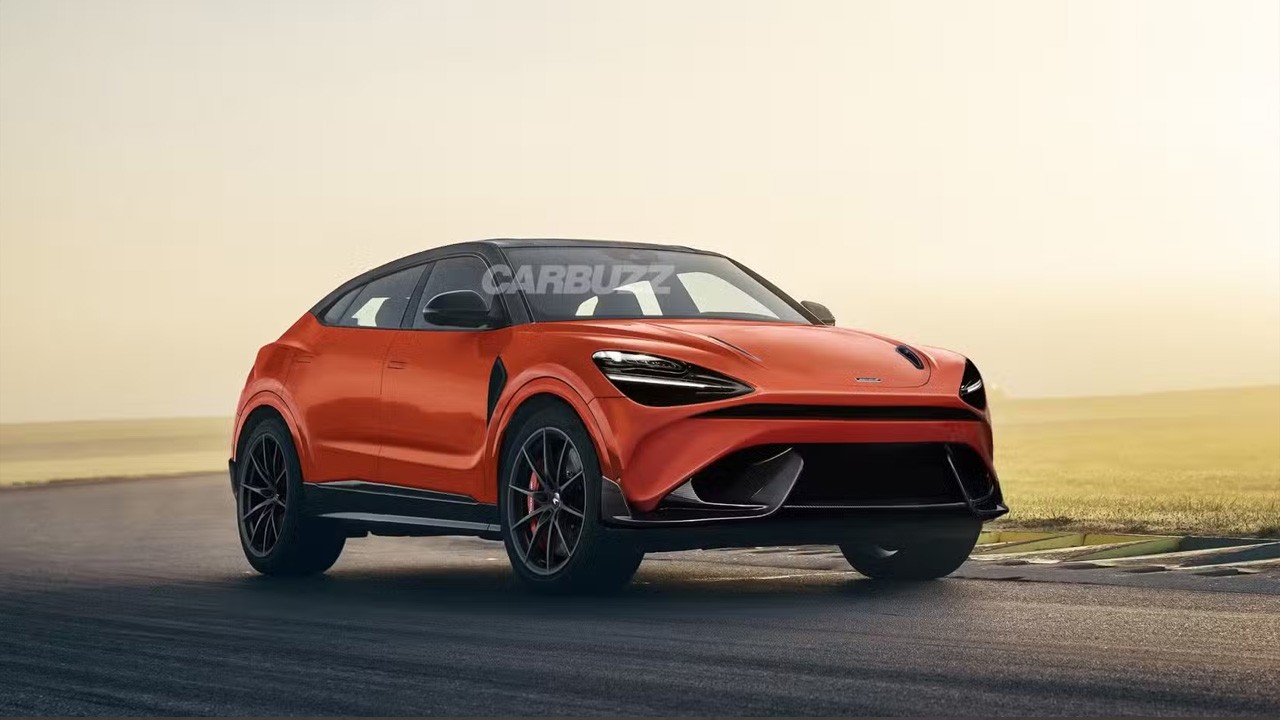맥라렌 SUV 전면부 예상 렌더링 / 사진=carbuzz