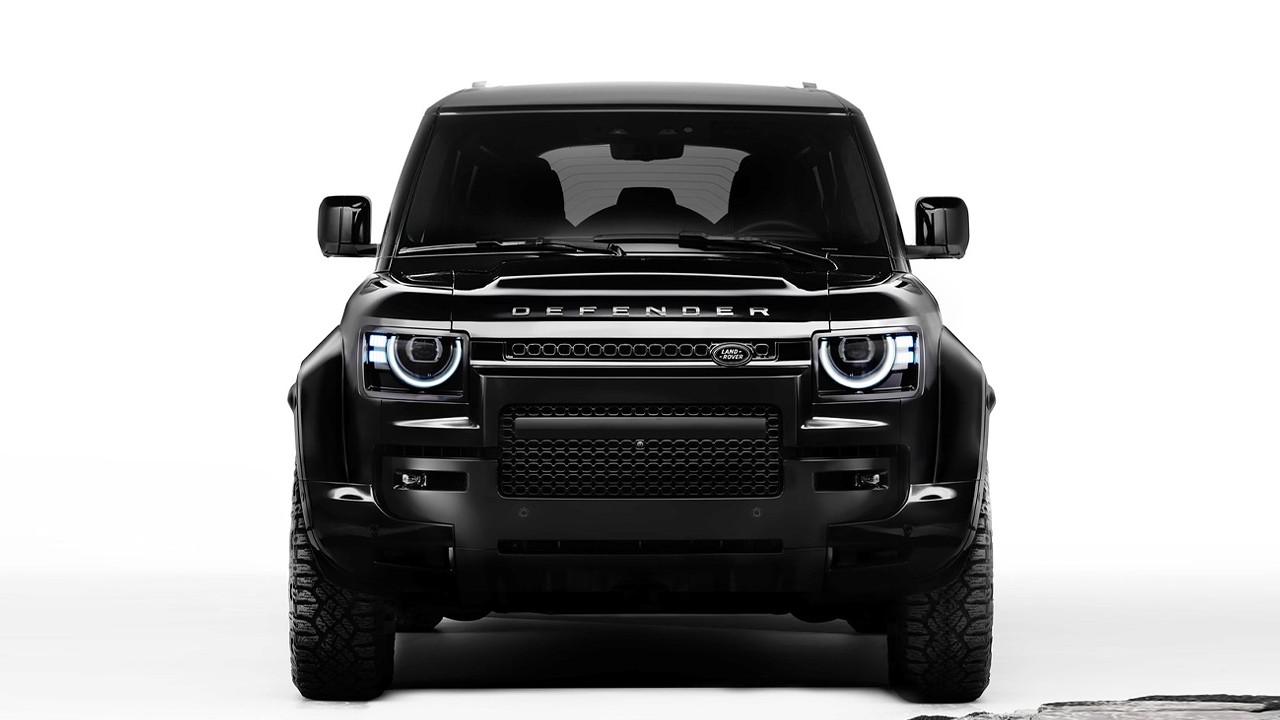 랜드로버 디펜더 옥타 블랙 전면부 /사진=JLR그룹