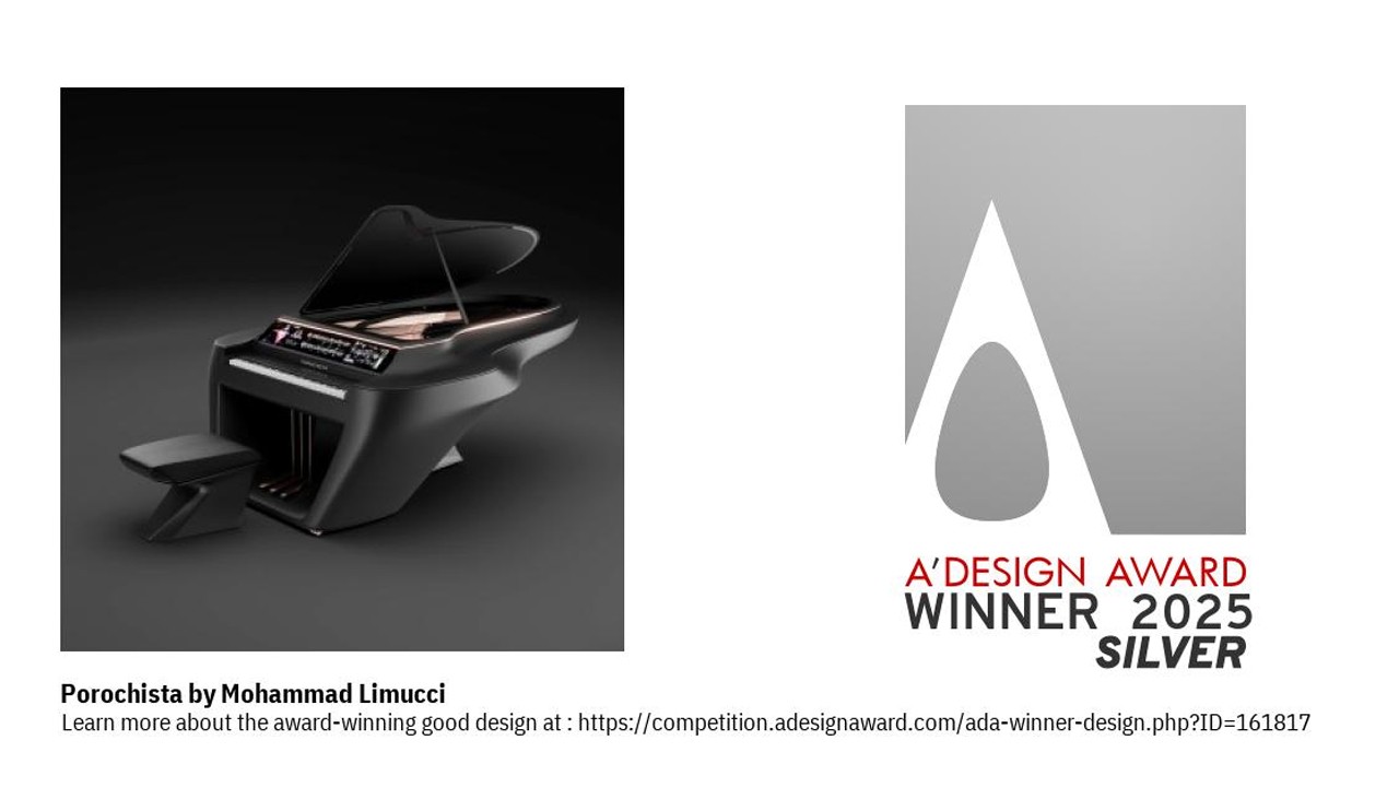 모하마드 리무치의 포로치스타 피아노 / 사진=A' 디자인 어워드(A' Design Award)