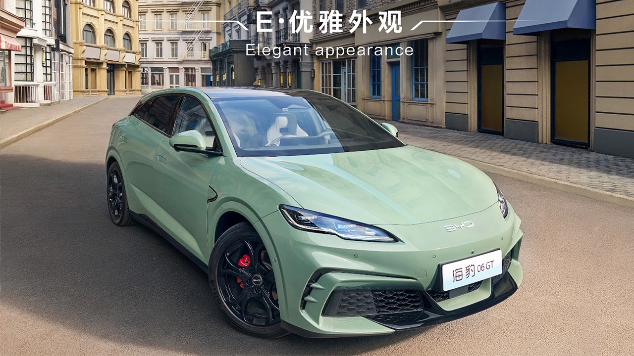 BYD 씰 06 GT 전측면 쿼터 뷰 / 사진=BYD