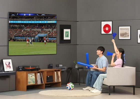 Samsung rolls out aggressive promotions to capitalize on World Cup-driven demand. [For use only in the Republic of Korea. Redistribution prohibited] / Courtesy of Samsung Electronics