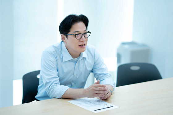 Kim Kwang-jun, CEO of AITRICS, met with News1 recently at the company’s office in Gangnam-gu, Seoul / Provided by AITRICS