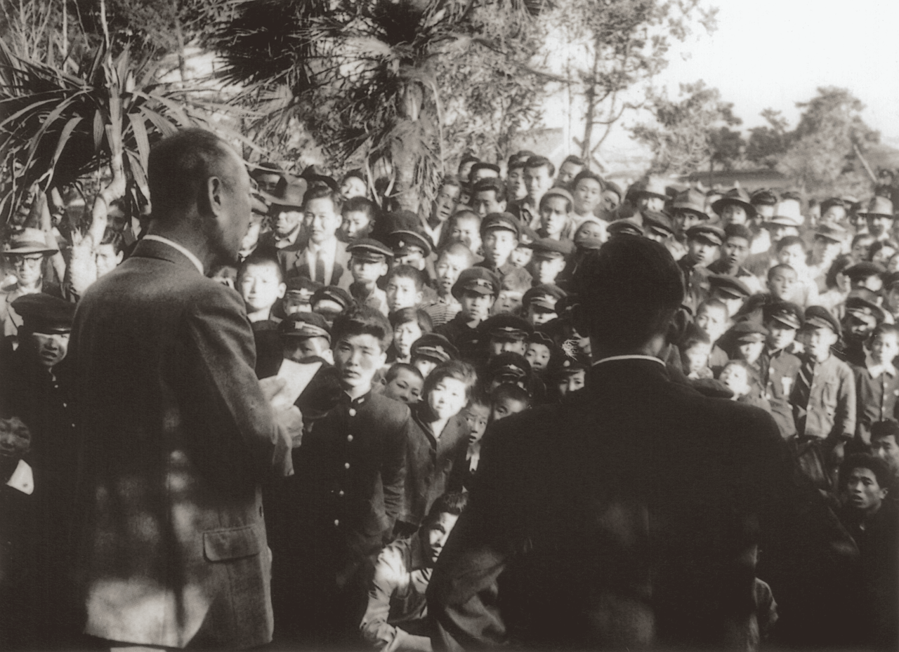 1960년 4월 26일 제주도에서도 3.15부정선거에 항의하는 학생들의 거리 시위가 전개되었다.[사진제공=제주특별자치도]
