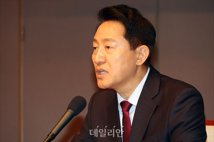 오세훈 국민의힘 서울시장 후보 ⓒ데일리안 홍금표 기자