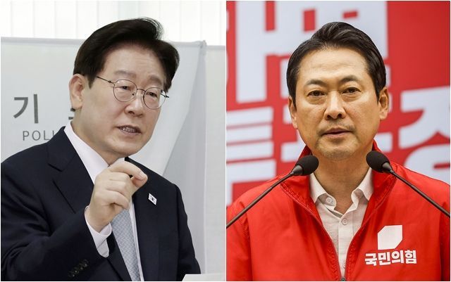 이재명 대통령, 장동혁 국민의힘 상임선거대책위원장 ⓒ뉴시스
