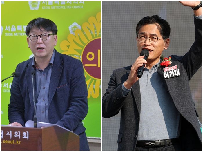 우형찬 더불어민주당 서울 양천구청장 후보(사진 왼쪽)와 이기재 국민의힘 서울 양천구청장 후보(오른쪽) ⓒ뉴시스