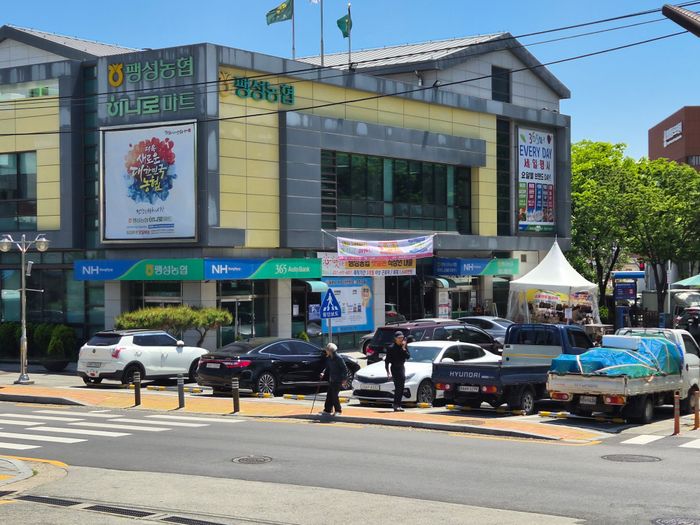 대체로 보수세가 강한 평택시 팽성읍 시민들은 진보 진영 단일화보단 유의동 국민의힘 후보 지지에 힘을 싣었다. ⓒ데일리안 허찬영 기자