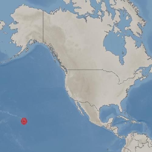 하와이 힐로 서남서쪽 83km 지역에서 규모 6.0의 지진 발생.ⓒ기상청