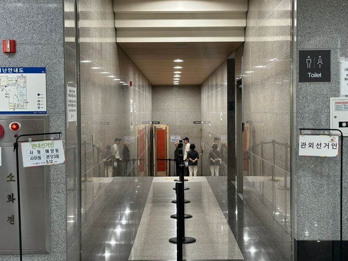 안산 상록구청에 마련된 상록갑 사전투표소 현장 ⓒ데일리안
