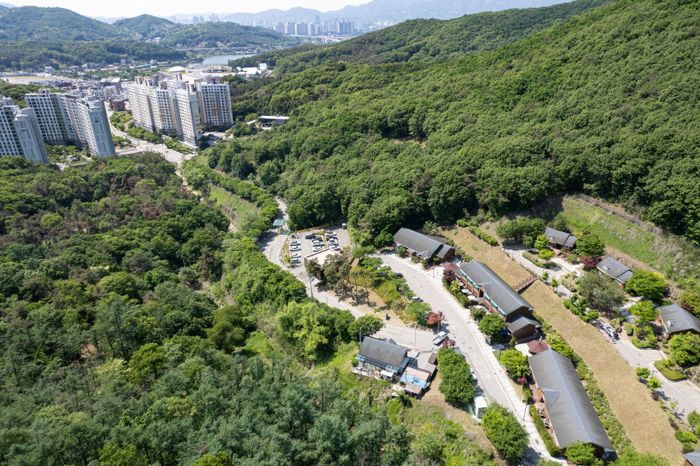 의왕 바라산자연휴양림 전경.ⓒ의왕시 제공