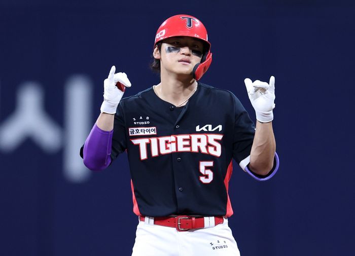 리그 홈런 1위 김도영. ⓒ 뉴시스