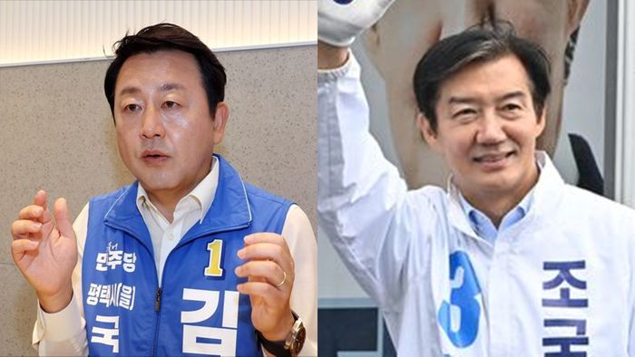 김용남 더불어민주당 후보와 조국 조국혁신당 후보.ⓒ데일리안 홍금표 기자·뉴시스